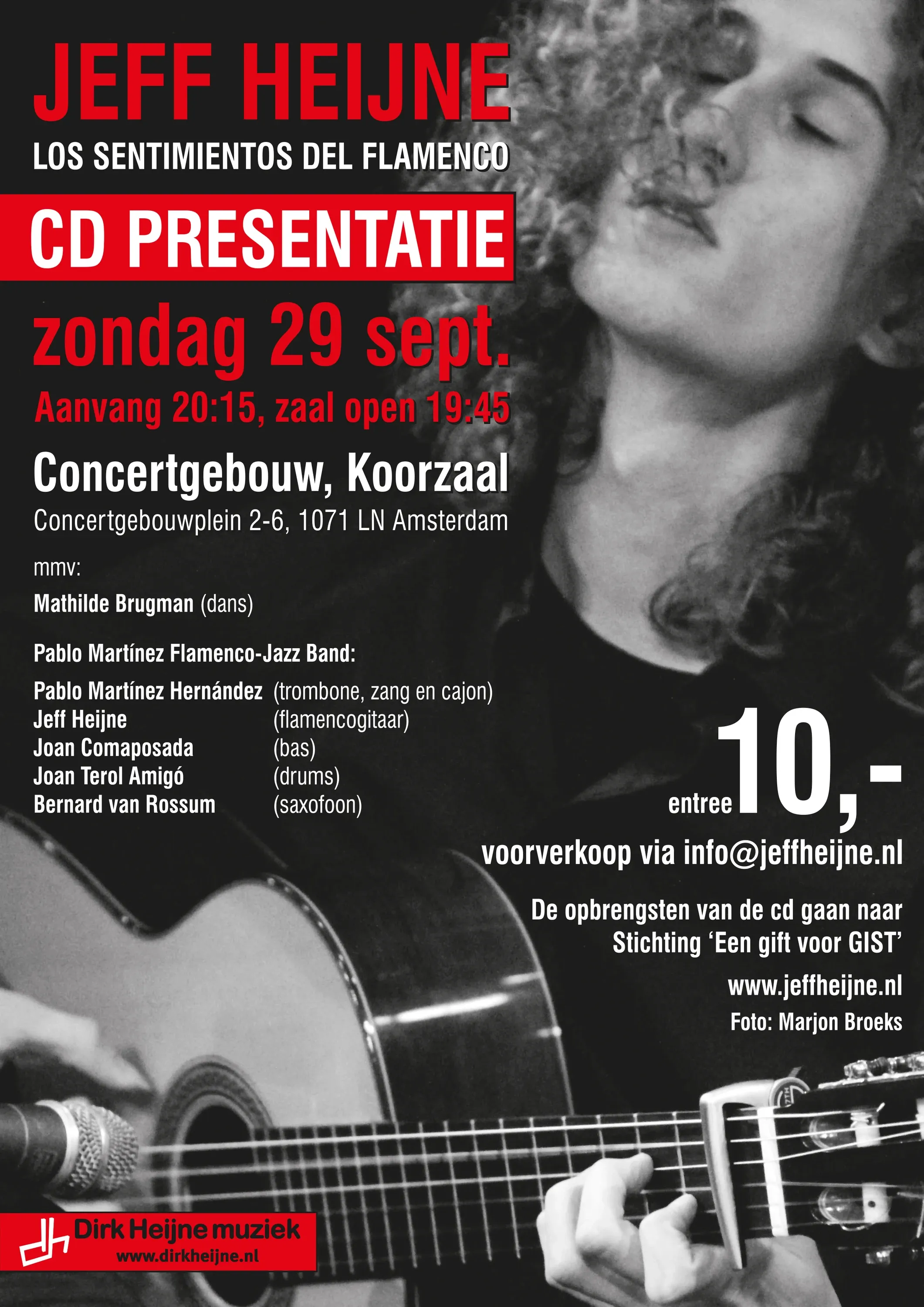 Affiche van de cd-presentatie