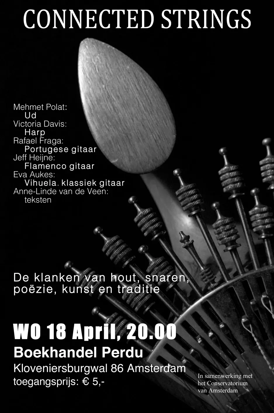 Affiche van het concert
